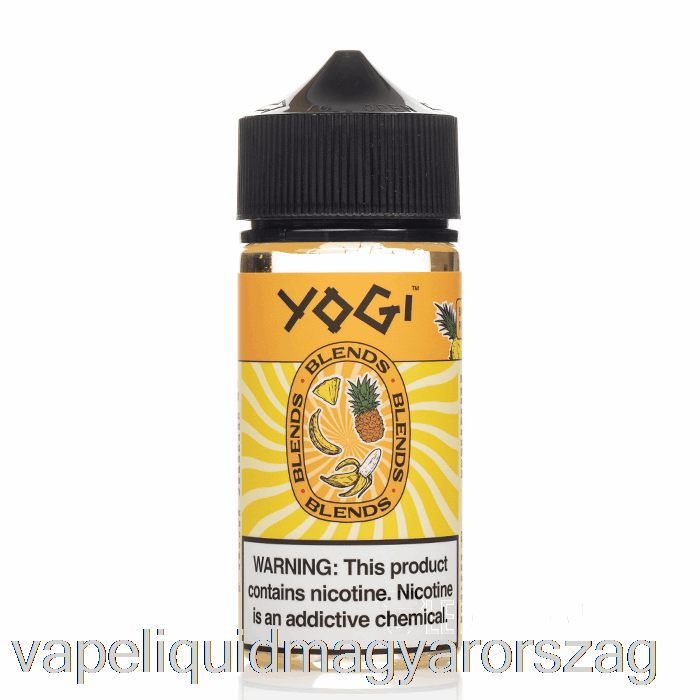 Banán Ananász Jég - Jógi Keverékek - 100 Ml 6 Mg Vape Folyadék